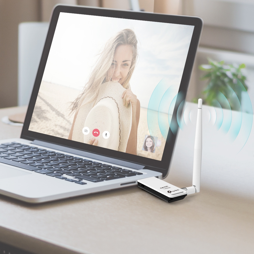 АДАПТЕР TP-LINK WN722N - USB 2.0 - 802.11b/g/n- PN TPLWN722N