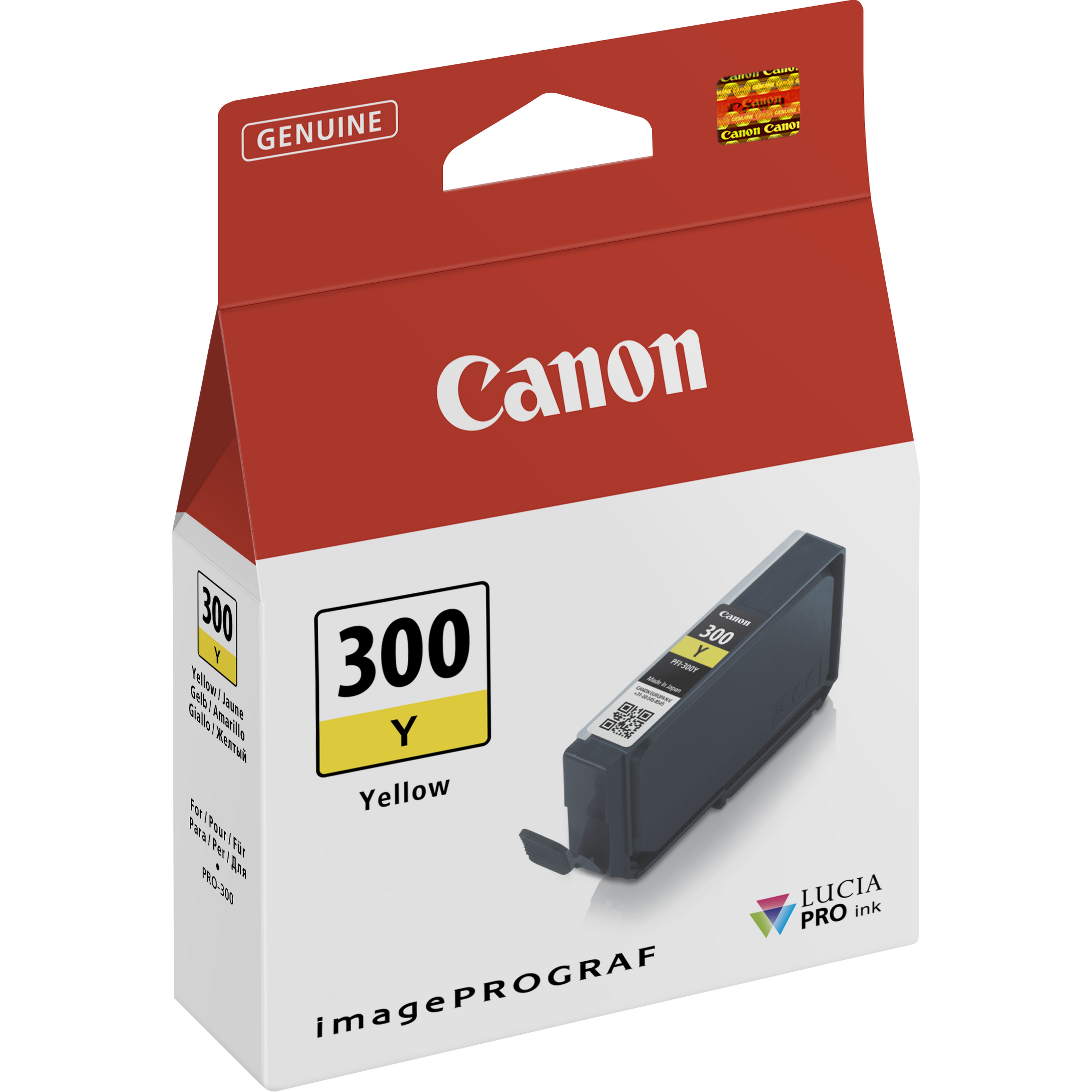 Глава за Canon imagePROGRAF Pro-300 - Ink - /300/ - PFI300Y (PFI-300Y) / 4196C001 - Yellow - PN 4196C001