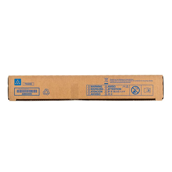 ТОНЕР КАСЕТА ЗА KONICA MINOLTA BIZHUB C258/C308/C368 - Cyan - TN-324C (TN324C) -  PN A8DA450