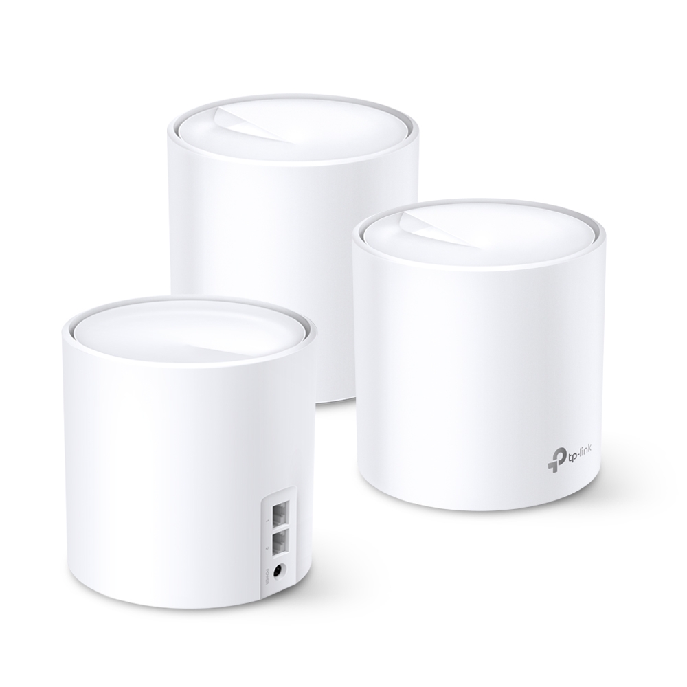 Безжична Wi-Fi система TP-LINK Mesh-WLAN-System X20 / Deco X20(3-pack) - White - 3-Pack - PN Deco X20(3-pack)