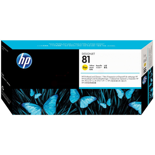 ГЛАВА (PRINTHEAD) ЗА HEWLETT PACKARD DesingnJet 5000/5000PS - Yellow head + kit - /81/ - PN C4953A