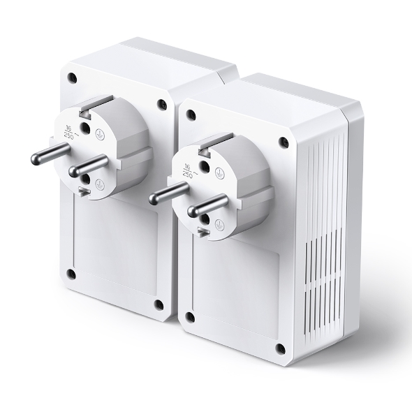 Powerline адаптер TP-LINK Powerline Station TL-PA4010P Kit / TL-PA4010P KIT - White - Multipack - PN TL-PA4010P KIT