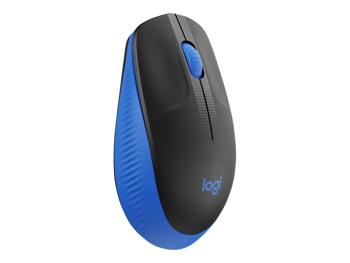 МИШКА LOGITECH M190 - wireless mouse, RF Wireless, Alkaline - Wireless / Безжична - Blue - PN 910-005907