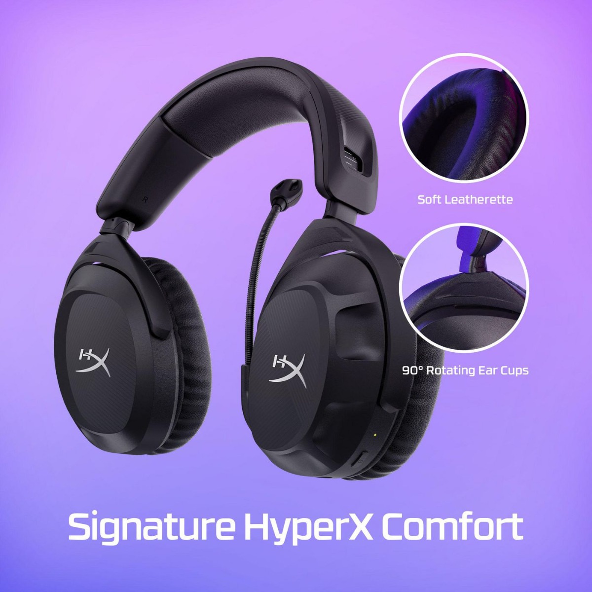 Гейминг слушалки HyperX Headset 676A2AA Black - PN 676A2AA