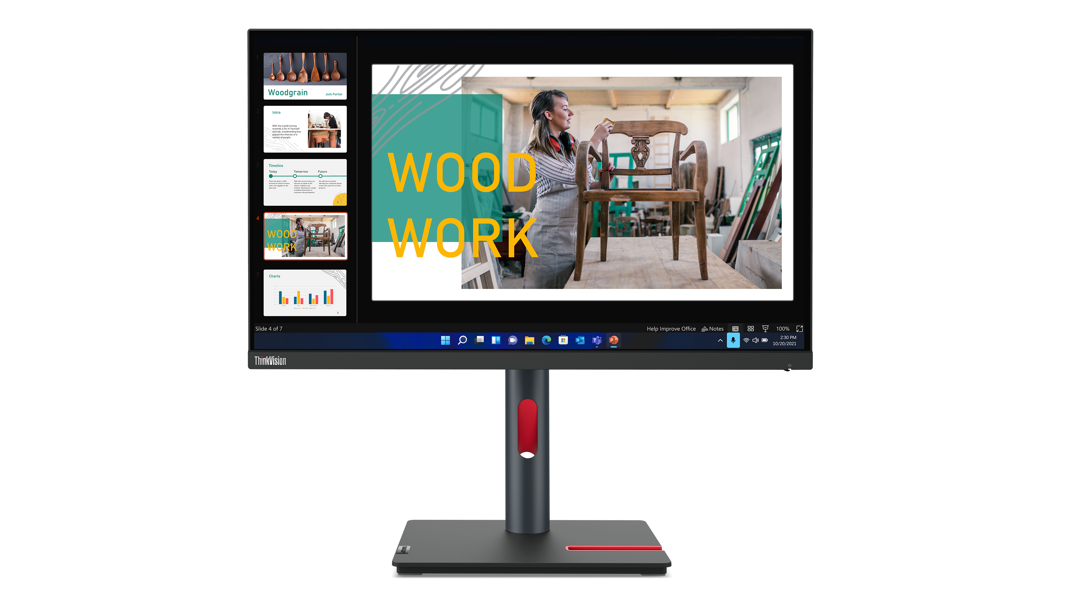 Монитор 24" Lenovo Monitor P24q-30 / 63B4GAT6EU Black - PN 63B4GAT6EU