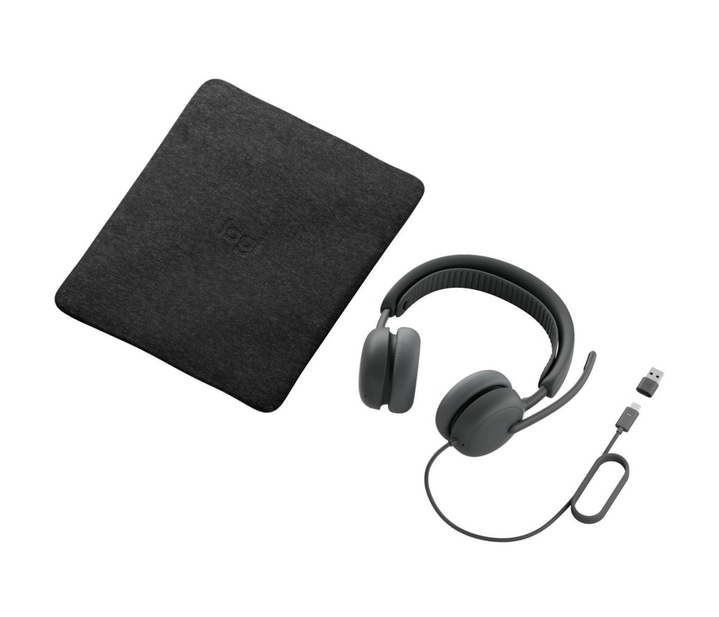 Слушалки Logitech Headset Zone Wired 2 Graphite - PN 981-001618