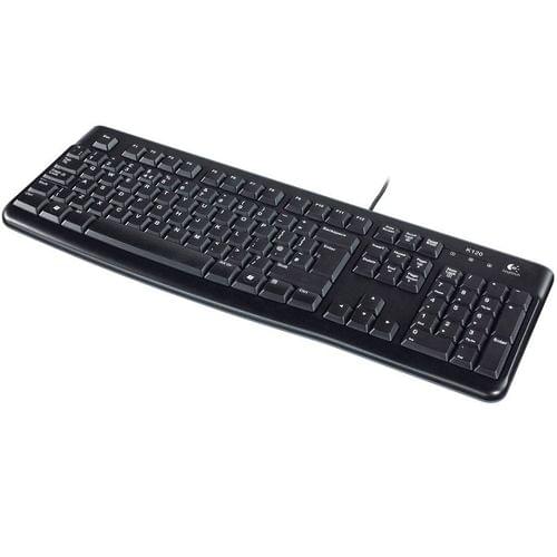 КЛАВИАТУРА LOGITECH K120 US - USB - БЕЗ КИРИЛИЗАЦИЯ (WITHOUT BDS Cyrillic) - Black - PN 920-002479