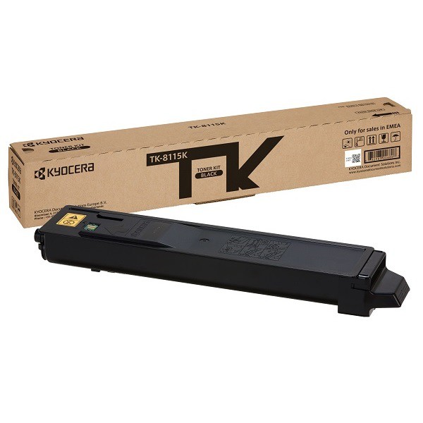 Тонер касета за Kyocera ECOSYS M8100 Series -  Toner  - TK-8115K (TK8115K) / 1T02P30NL0 - Black - PN 1T02P30NL0