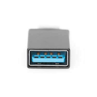 АДАПТЕР DIGITUS - USB-A към USB-C - Black - PN AK-300506-000-S