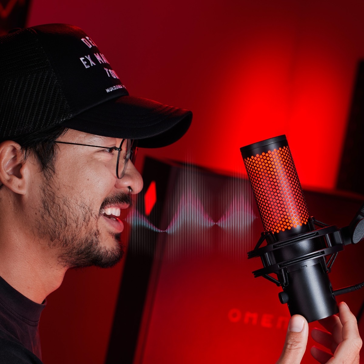 Микрофон HyperX Microphone QuadCast 2 / 872V1AA Red/Black - PN 872V1AA