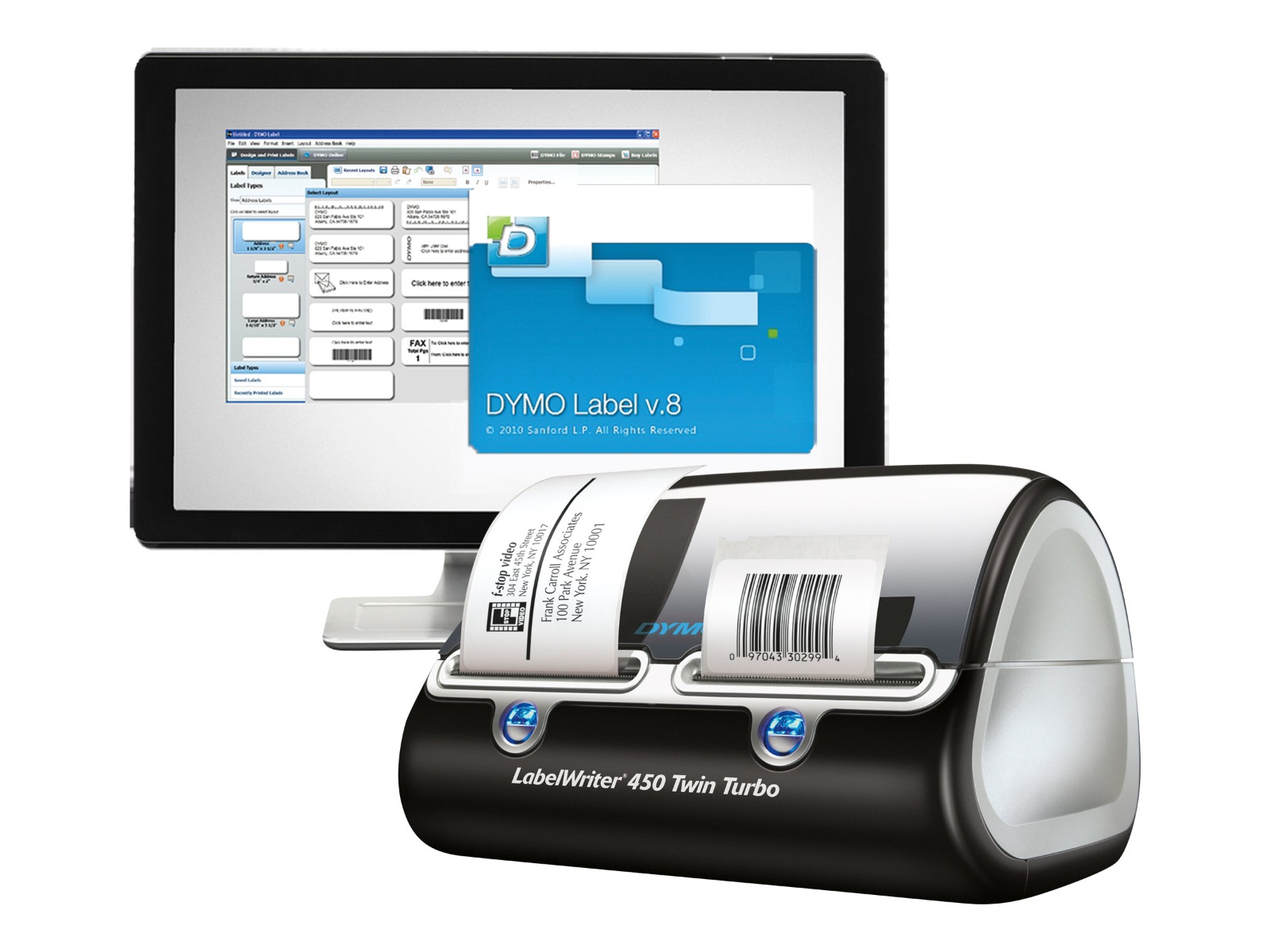Етикетен принтер Dymo Label printer LW450TT / S0838870 Black - PN S0838870