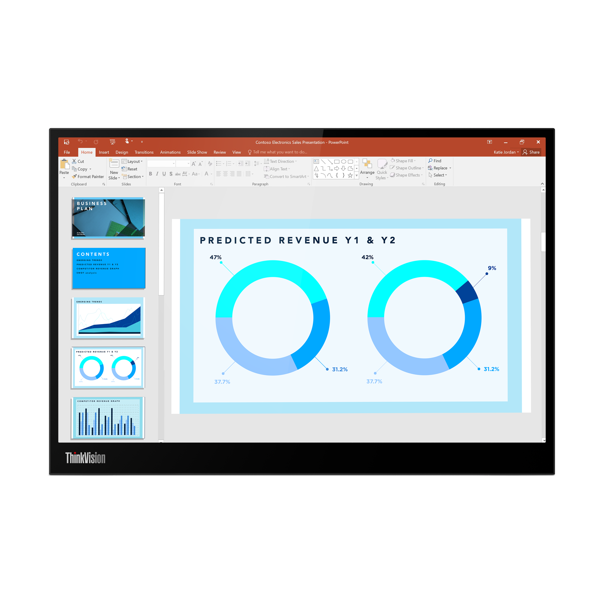Lenovo Monitor ThinkVision M14d / 63AAUAT6WL Black (14 ") - PN 63AAUAT6WL