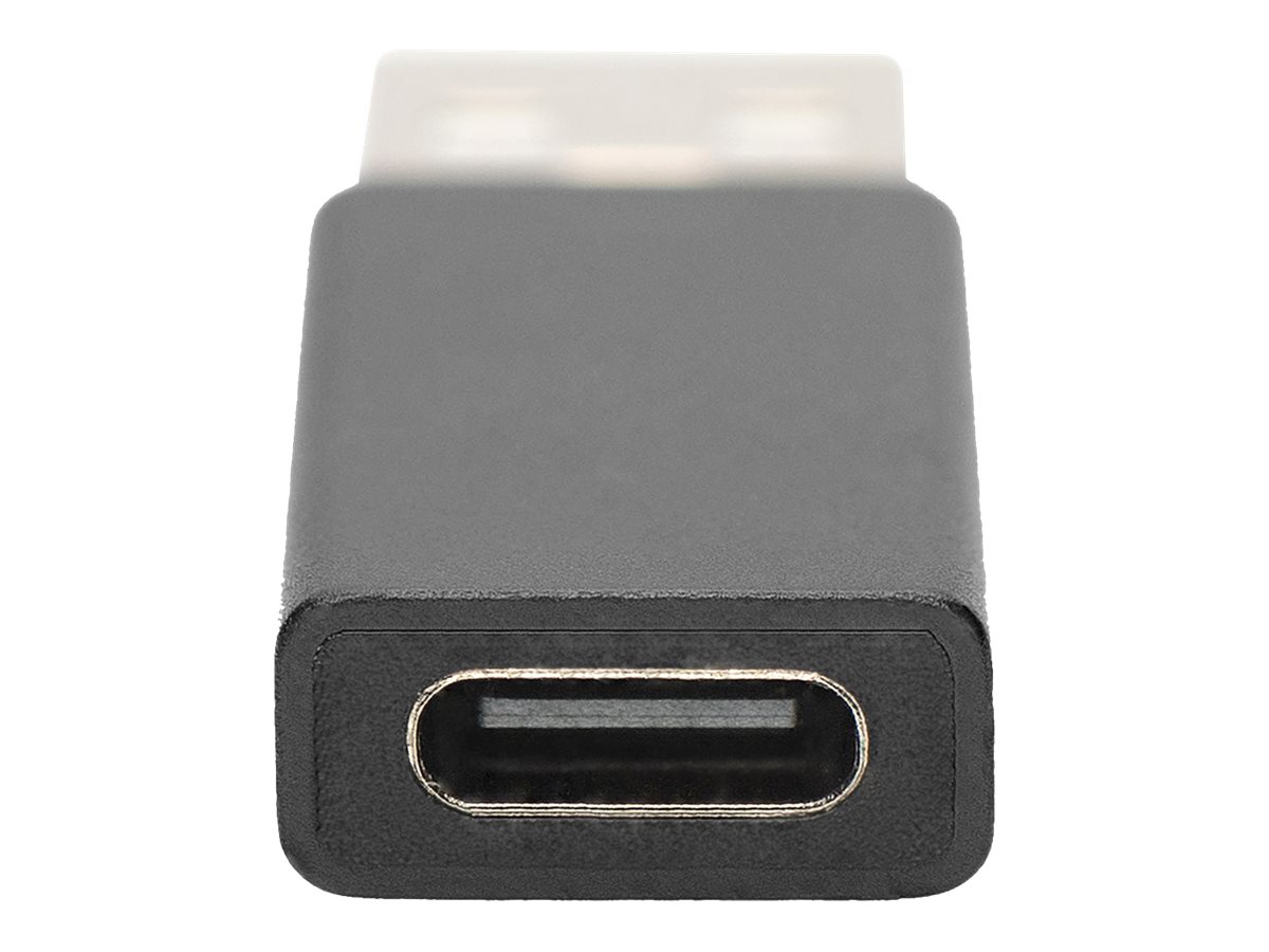 АДАПТЕР DIGITUS - USB-A към USB-C - Black - PN AK-300524-000-S