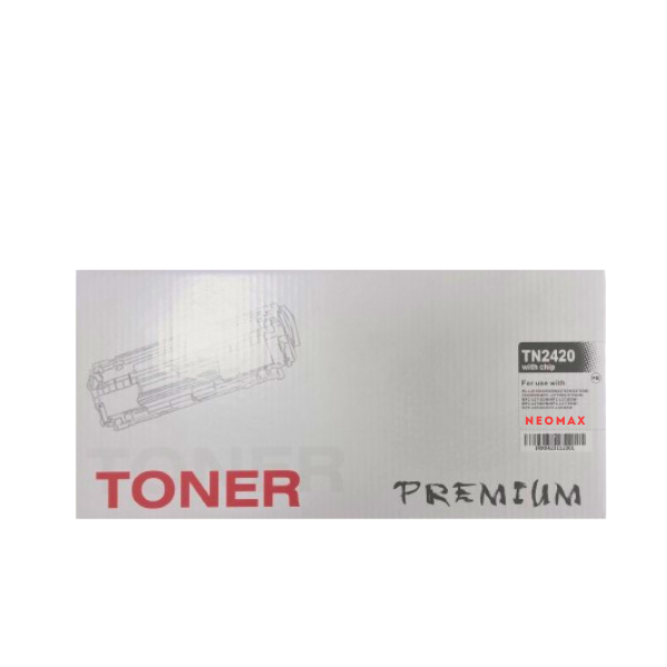 КАСЕТА ЗА BROTHER DCP L2510D/L2530DW/L2550DN/HL L2310D/L2350DW/L2370DN/MFC L2710DN/L2710DW/L2730DW - TN2420 (TN-2420) - Black - WITH CHIP / С ЧИП - PN BT-TN2420 - NEOMAX