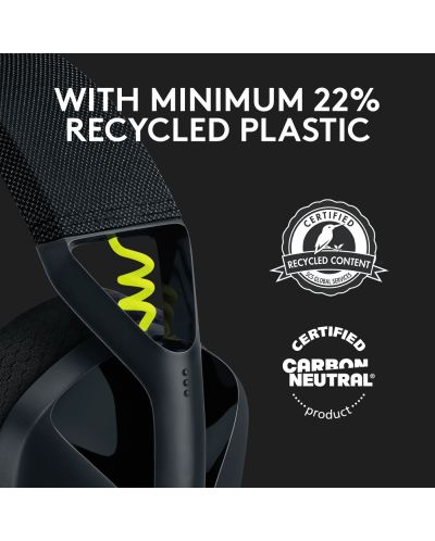 ГЕЙМЪРСКИ СЛУШАЛКИ LOGITECH G435 - Lightspeed - Wireless - Black - PN 981-001050