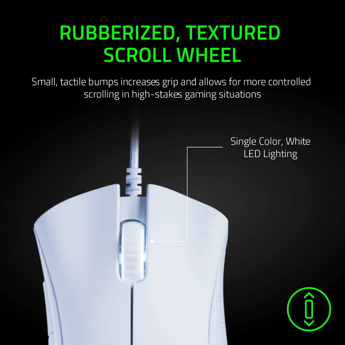 ГЕЙМЪРСКА МИШКА RAZER DEATH ADDER Wired - White - PN RZ01-03850200-R3M1
