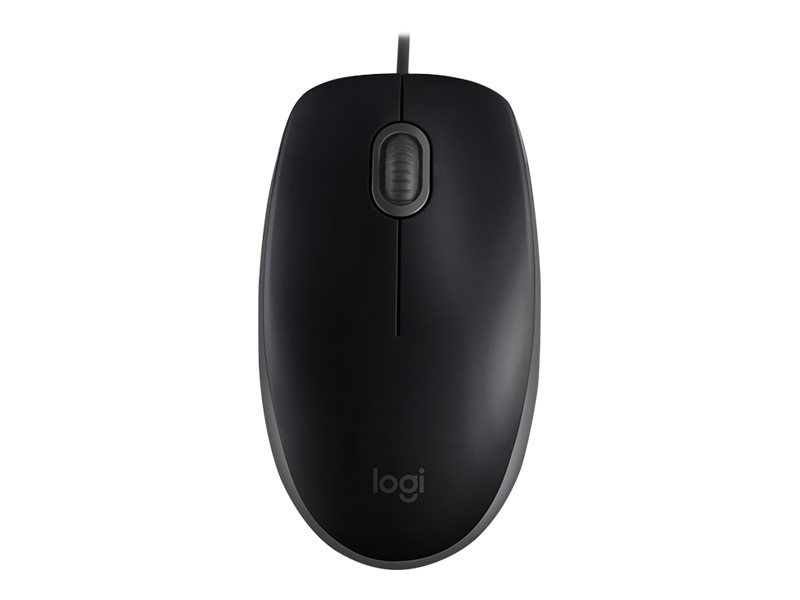 МИШКА LOGITECH B110 SILENT USB - Type-A - Оптична / Optical - 1000 dpi - Black - PN 910-005508
