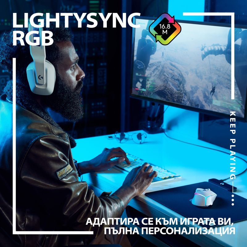 ГЕЙМЪРСКА МИШКА LOGITECH G502X Plus - Wireless - Black - PN 910-006162