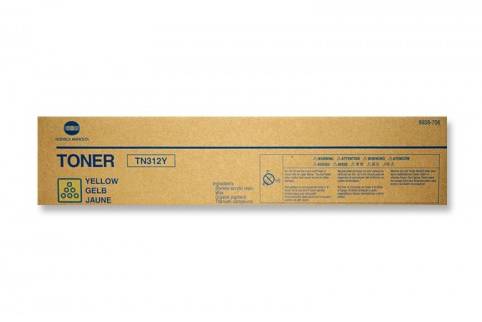 ТОНЕР КАСЕТА ЗА KONICA MINOLTA BIZHUB C300/C352/C352P - Yellow - TN312Y (TN-312Y) - PN 8938706