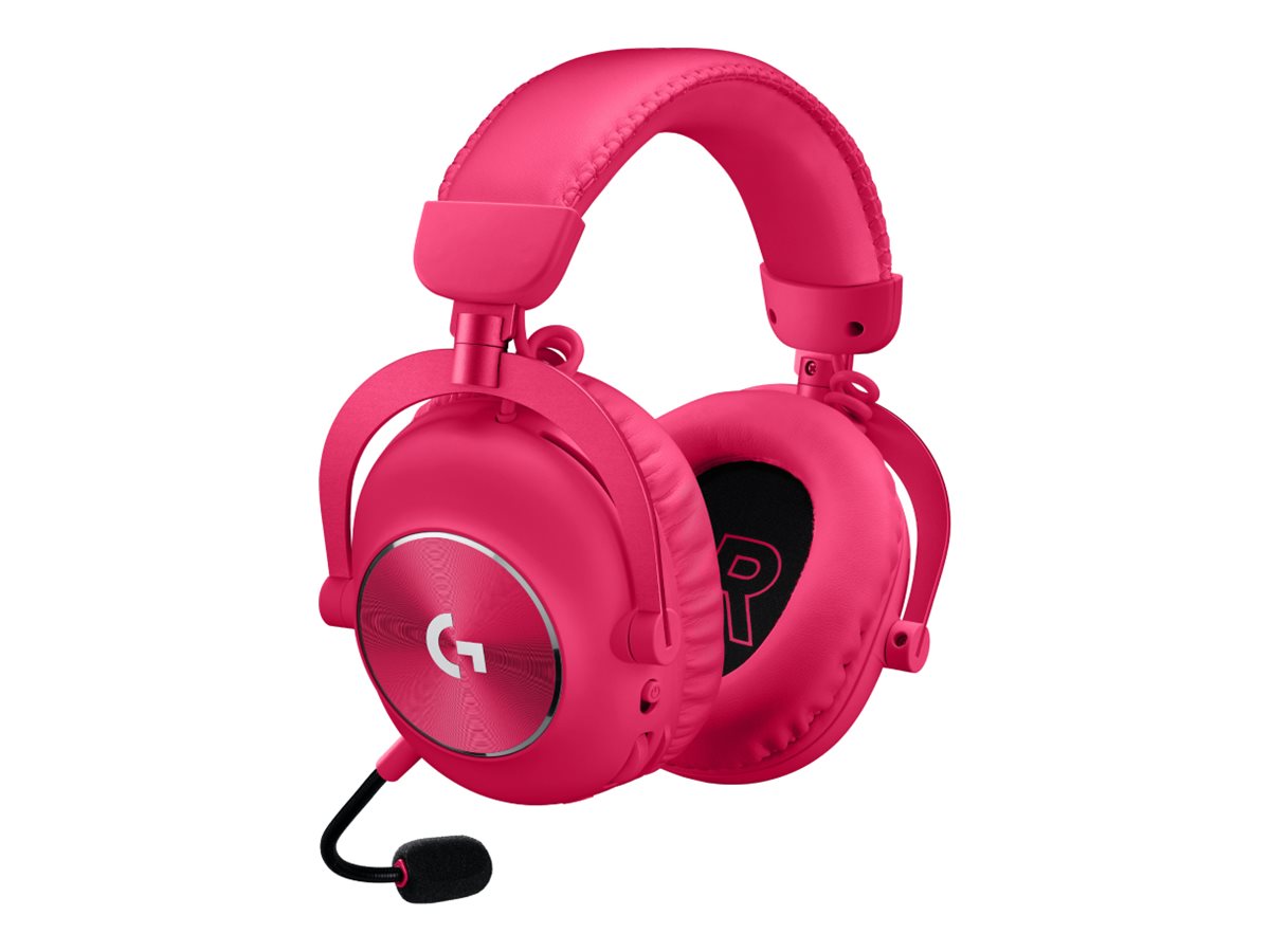 Гейминг слушалки Logitech Headset Pro X 2 Lightspeed / 981-001275 Magenta - PN 981-001275