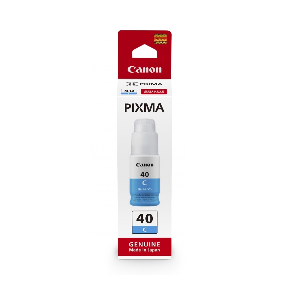 Бутилка мастило за Canon Pixma G5040/G6040/GM2040 - Ink - /40/ - GI40C (GI-40C) / 3400C001 - Cyan - PN 3400C001