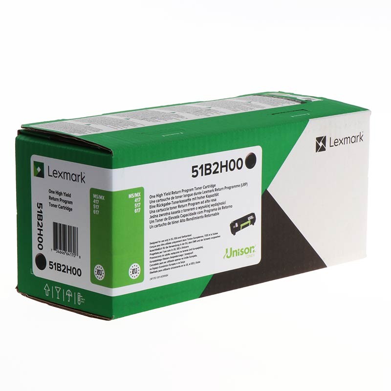 КАСЕТА ЗА LEXMARK  MS417DN/MS517DN/MS617DN/MX417DN/MX517DN/MX617DE - HIGH CAPACITY - Black -  /512H/ - PN 51B2H00