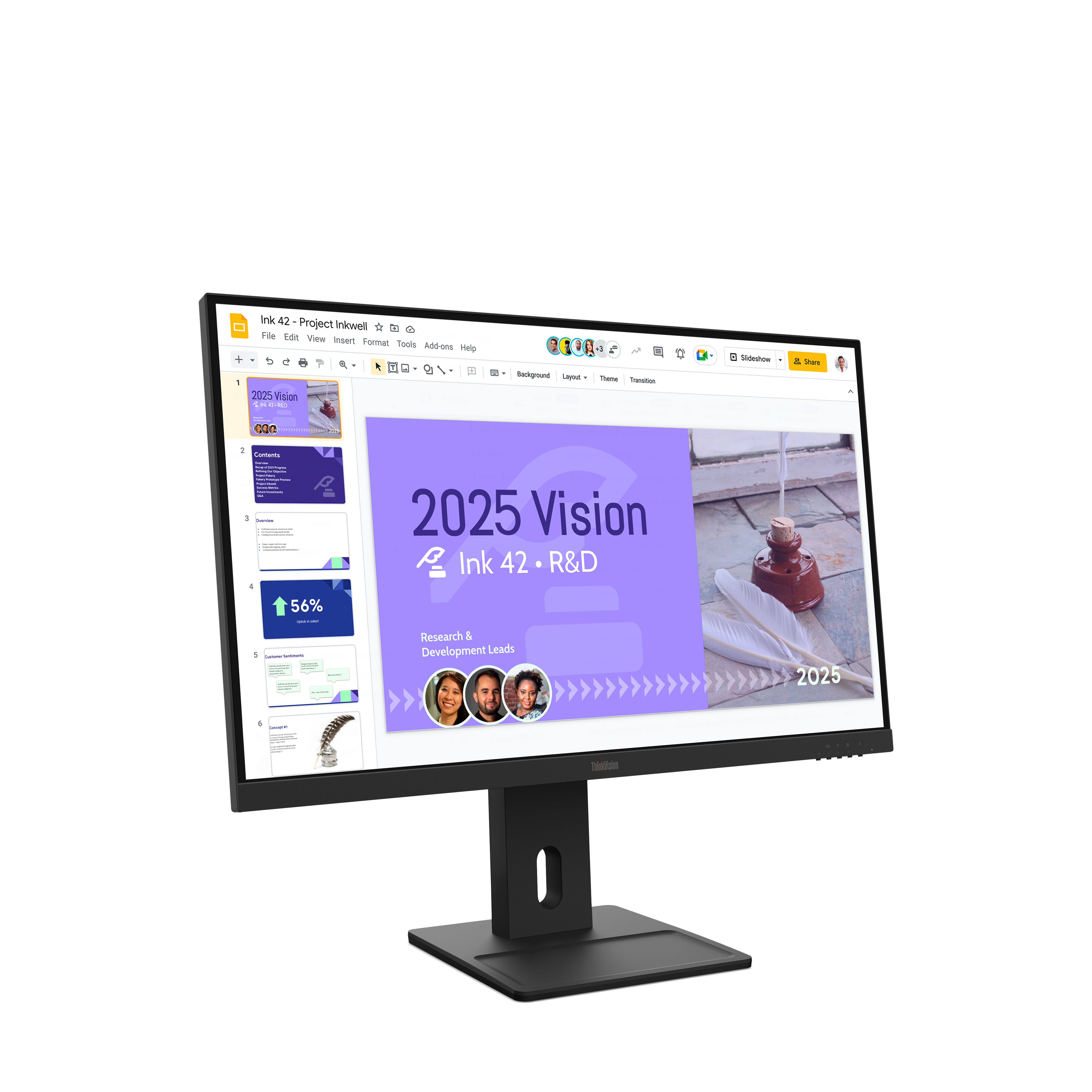 МОНИТОР Lenovo Monitor ThinkVision E27Q-40 / 64BDGAT4EU - Black - (27") - PN 64BDGAT4EU
