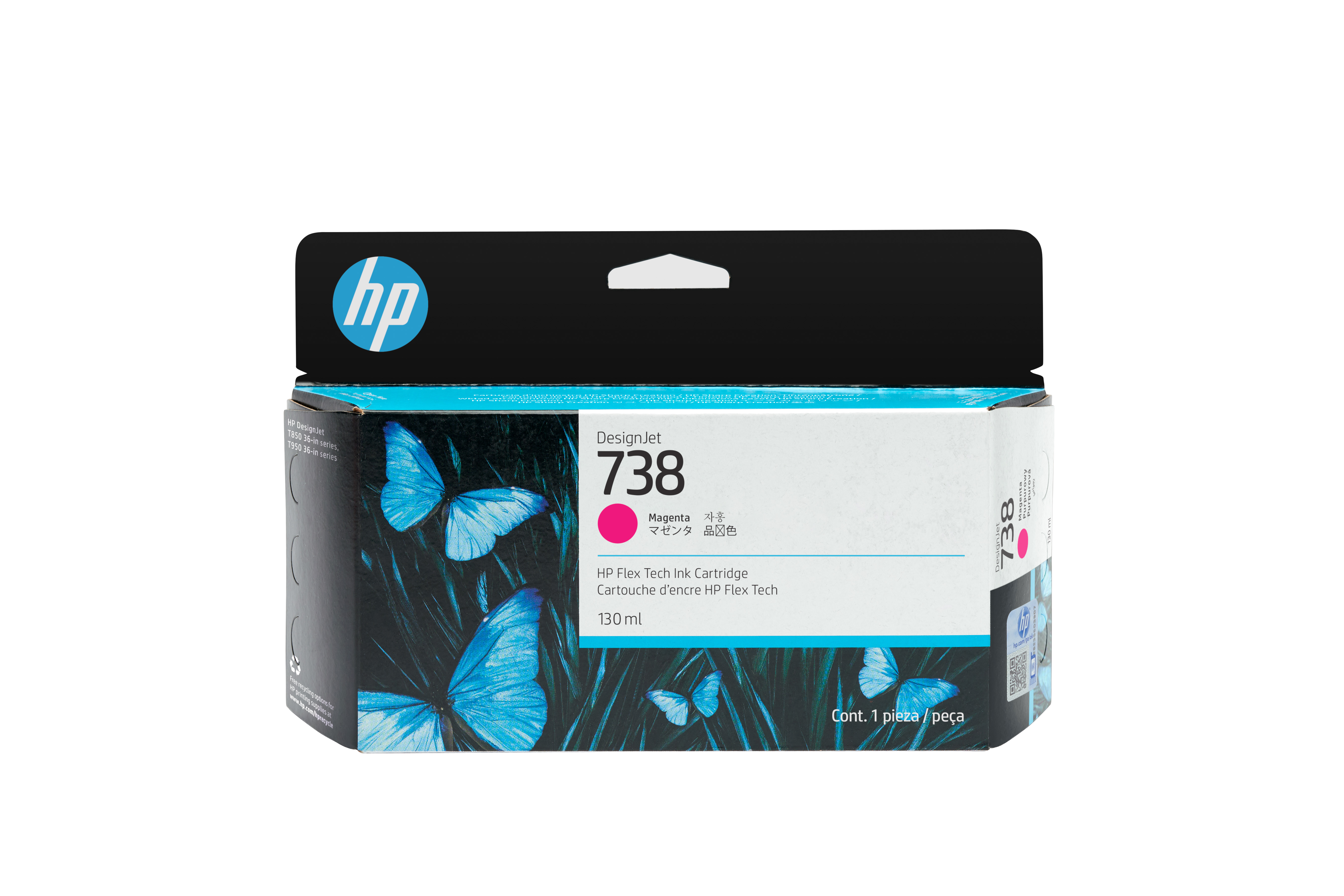 Глава за HP DesignJet T850/T950 Series - Ink - /738/ / 498N6A - Magenta - PN 498N6A