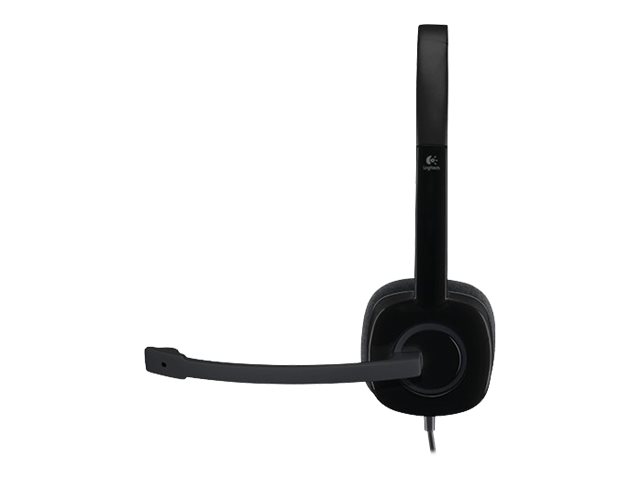 СЛУШАЛКИ LOGITECH H151 - Wired - Black - PN 981-000589