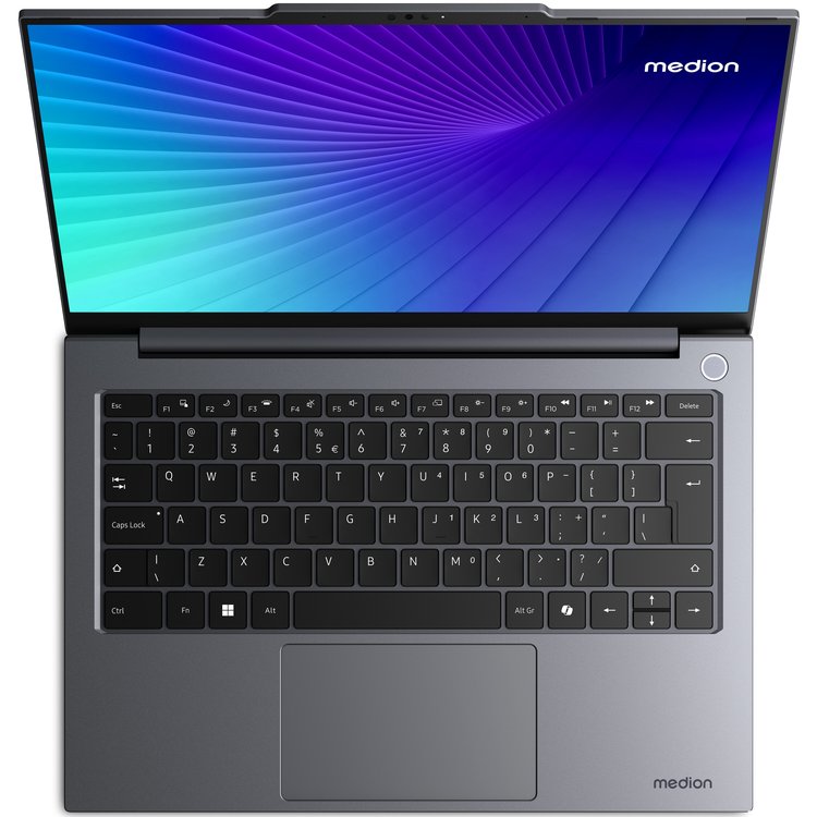 ЛАПТОП MEDION Signium 14 S1 MD600002 NL, Intel Core 5, 14", 2880x1800p, 16 GB, 512 GB, W11h - Grey - PN 30040743
