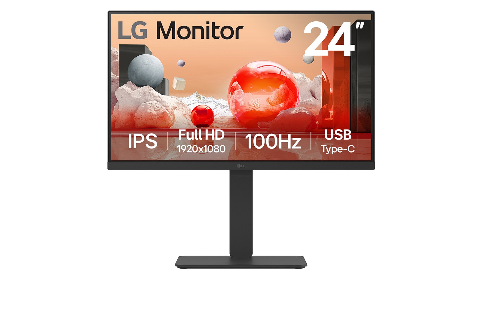 Монитор LG Monitor 24BA650-B / 24BA650-B Black - PN 24BA650-B