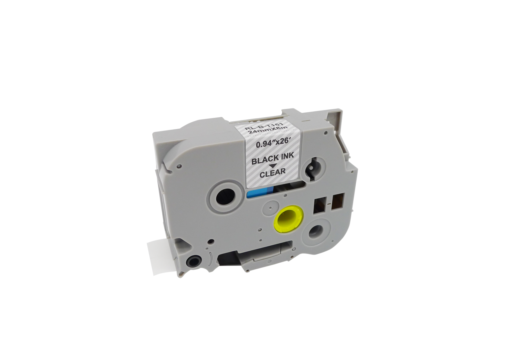 ЛЕНТА ЗА ЕТИКЕТНИ ПРИНТЕРИ BROTHER ТИП TZ - 24 mm x 8,00 m - BLACK ON CLEAR TAPE - TZE151 (TZE-151) - PN RL-BR-TZ151-BK - G&G