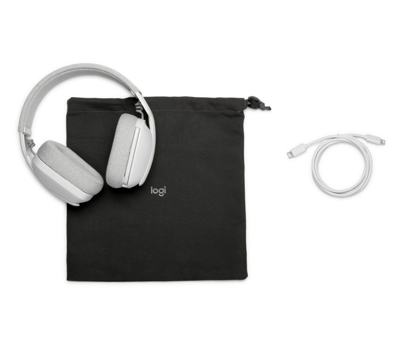 Слушалки Logitech Headset Zone Vibe 100 / 981-001219 White - PN 981-001219
