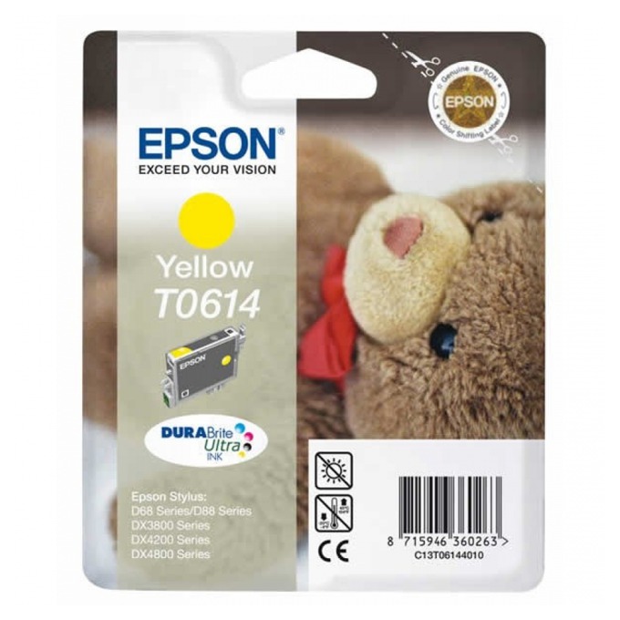 ГЛАВА ЗА EPSON STYLUS D88 Photo Edition/D68Pe/D88PE/DX 4800/4850/4200/3800/3850 - Yellow - PN C13T061440