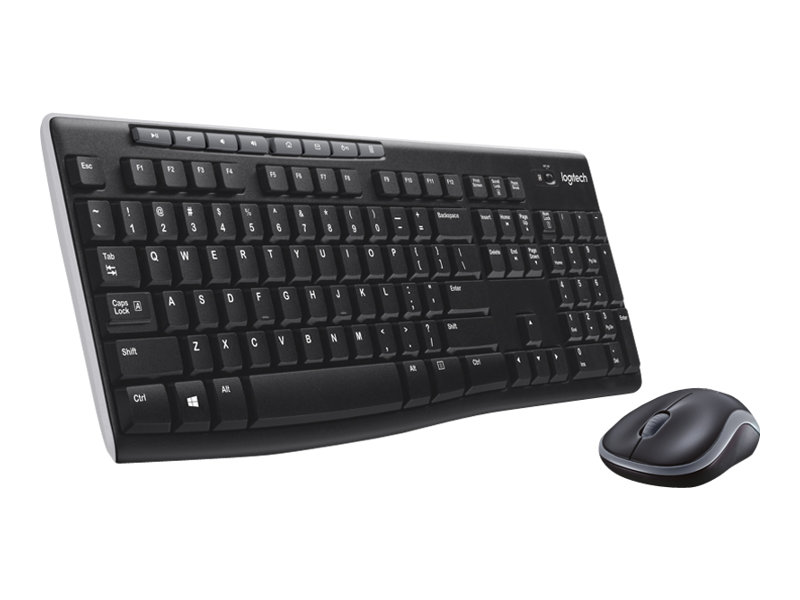 КОМПЛЕКТ МИШКА + КЛАВИАТУРА LOGITECH MK270 US - Wireless / Безжична - БЕЗ БДС КИРИЛИЗАЦИЯ (WITHOUT BDS CYRILLIC) - Black - PN 920-004509