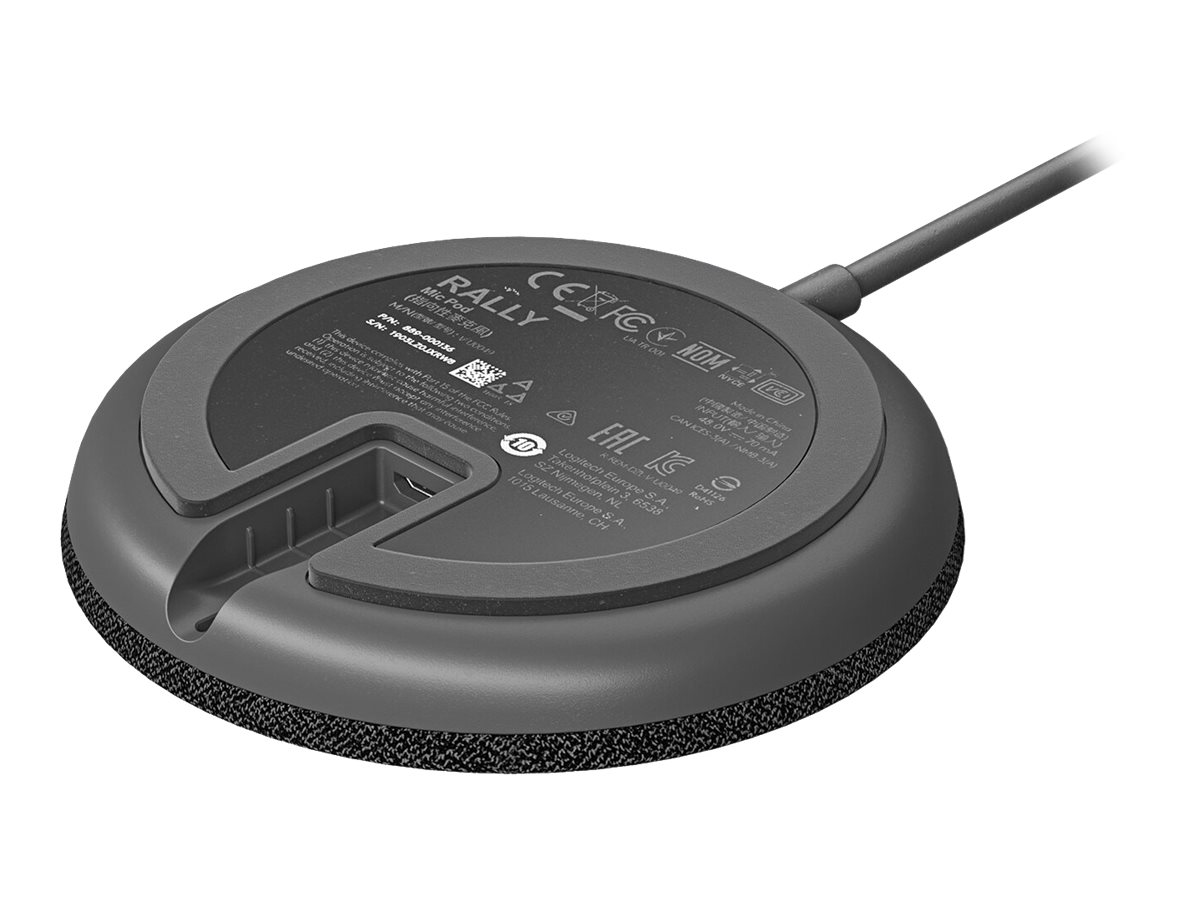 Микрофон Logitech Microphone Rally Mic Pod / 989-000430 Black - PN 989-000430