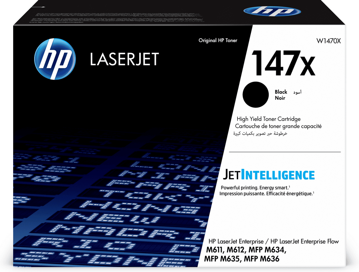 Тонер касета за HP LaserJet Enterprise M610 Series - HIGH CAPACITY - Toner - /147X/ / W1470X - Black - XL - PN W1470X