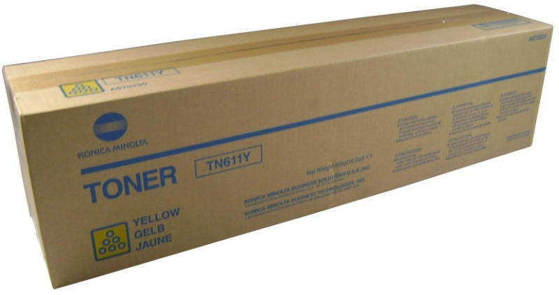 ТОНЕР КАСЕТА ЗА KONICA MINOLTA BIZHUB C451/C550/C650 - Yellow - TN611Y (TN-611Y) -  PN A70250