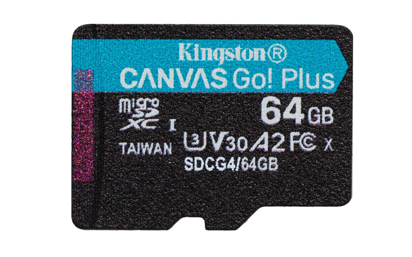 КАРТА ПАМЕТ Kingston CANVAS GO! Plus microSDXC UHS-I - Gen4 microSDXC - 64 GB - PN SDCG4/64GBSP
