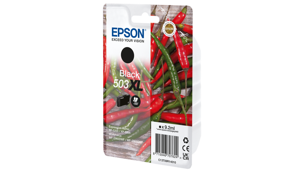 Глава за Epson WorkForce WF-2960/Expression Home XP-5200 Series - Ink - /503XL/ / C13T09R14010 - Black - XL - PN C13T09R14010