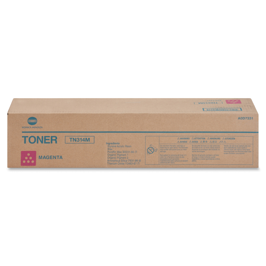 ТОНЕР КАСЕТА ЗА KONICA MINOLTA BIZHUB C353/C355 - Magenta - TN314M (TN-314M) -  PN A0D7351